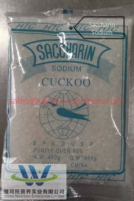 Natuurlijke bron Natriumsacharine 20-40 Mesh CAS 128-44-9 op aanvraag