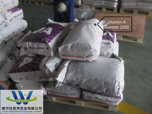 Retinylacetaat van diervoedergraad Vitamine A1000 Acetaat Beadlets Poeder CAS 127-47-9 Fami-QS ISO9001