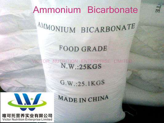 Ammoniumbicarbonaat CAS 1066-33-7 met een optimale en hoge zuiverheid van 5000 ton/maand