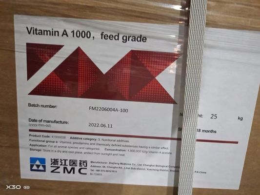 Vitamine E 50% diervoeder voor pluimveevoeding Natuurlijke voedingsstof samenstelling