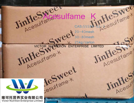Voedingsmiddel Acesulfame-K Zoeter met natuurlijke bronnen en aspartaam CAS 55589-62-3