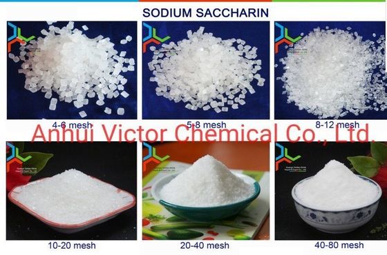 Voedingsmiddelenadditieven Saccharine natrium voor aangepaste toepassingen in de chemosynthese