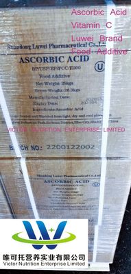 Voedingsmiddelenascorbinezuur Vitamine C CAS50-81-7 voor FCC/USP/BP/EP uit natuurlijke bronnen