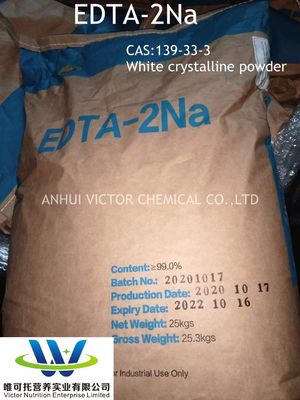 Wit poeder van industriële kwaliteit EDTA-4na / EDTA-2na 99% CAS 64-02-8 Formule C10h12n2na4o8
