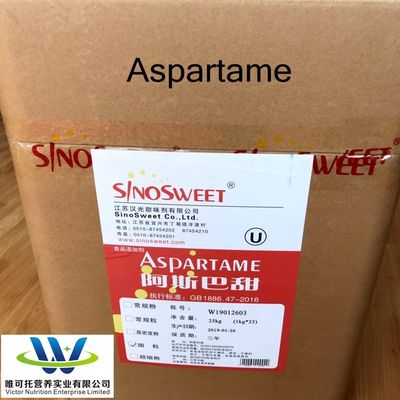 Aspartaampoeder CAS 22839-47-0 Formule C14h18n2o5 FCC/USP/BP/EP voor levensmiddelenadditieven