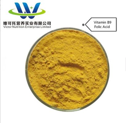 Foliumzuur Vitamine B9 poeder 95% formule C19h19n7o6 met en &gt; 90% werkzame stoffen
