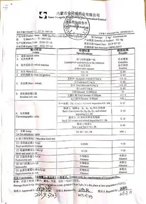 Gezondheidsvoedsel OEM-supplement Co-enzym Q10 Kdw Ubiquinon/Ubiquinol voor papierverpakkingen