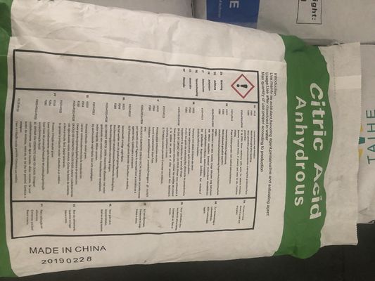 Laiwu Taihe CAS 5949-29-1/77-92-9 Citroenzuur watervrij watervrij/monohydraat/mono voor gips