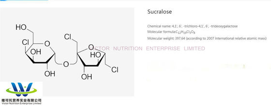 Stabilisatie-effect Sucralosepoeder CAS 56038-13-2 EINECS 259-952-2 voor levensmiddelenadditieven