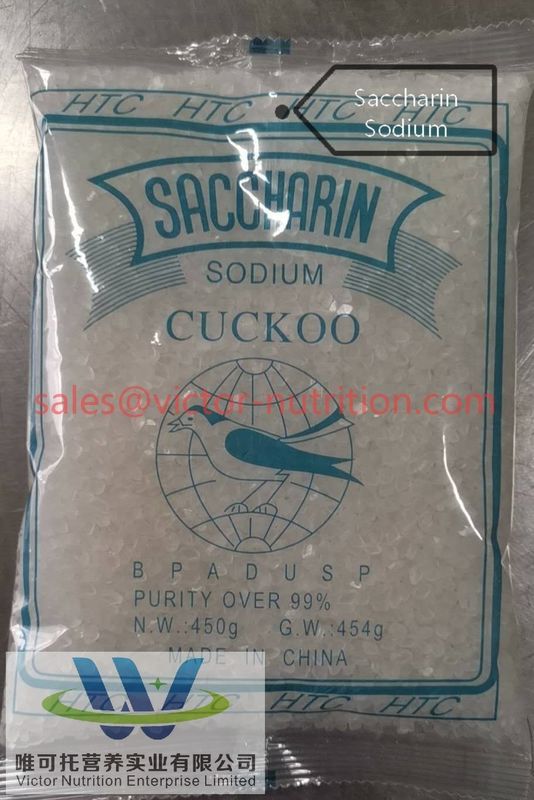 Natuurlijke bron Natriumsacharine 20-40 Mesh CAS 128-44-9 op aanvraag