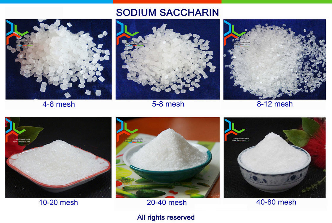 Additief Saccharine Sodium CAS 128-44-9 Op maat gemaakte aanvraag voor EINECS 204-886-1