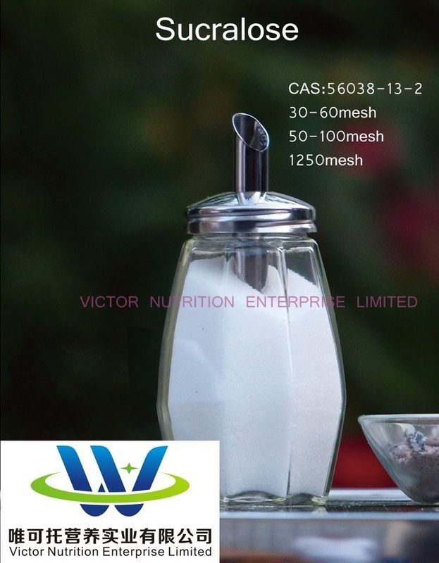 Sucralosepoeder in bulk voor natuurlijke levensmiddelenadditieven EINECS 259-952-2 Formule C12h19cl3o8